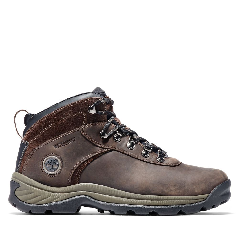 Bocanci De Drumeție Timberland Barbati Maro Inchis - Flume Mid Waterproof - Romania - CLAGJO372